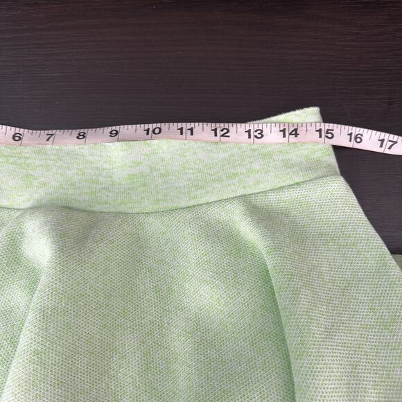 Elhoffer Essential Knit Skirt Women Large Skater Comfy Elven Coronation Green - Picture 8 of 10